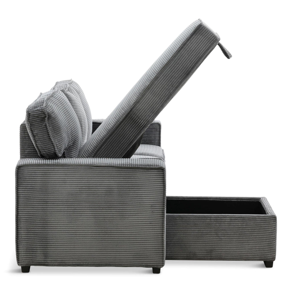 Amir 2-Piece Sectional with Sofa Bed - Set