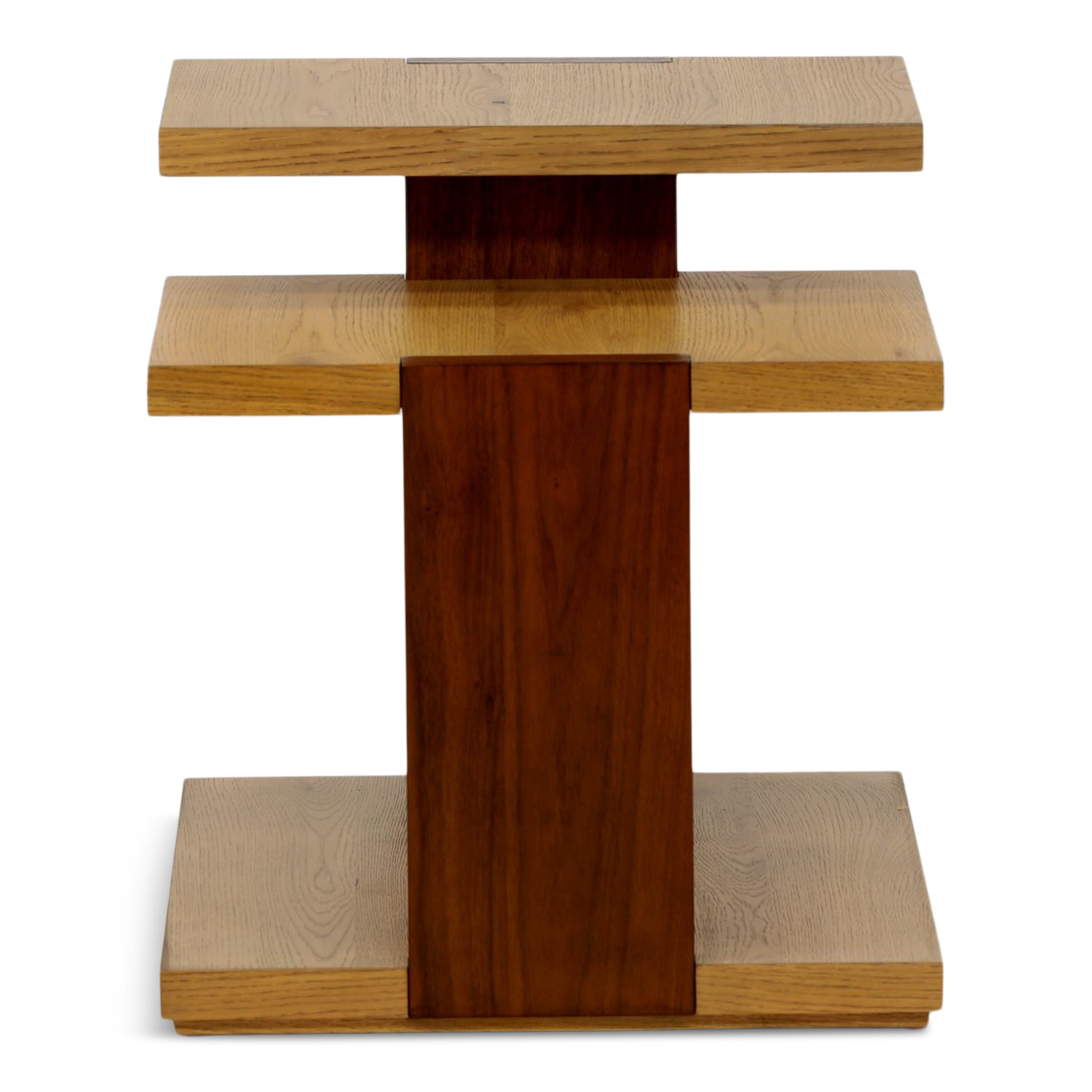 Pale Oak End Table - Indoor