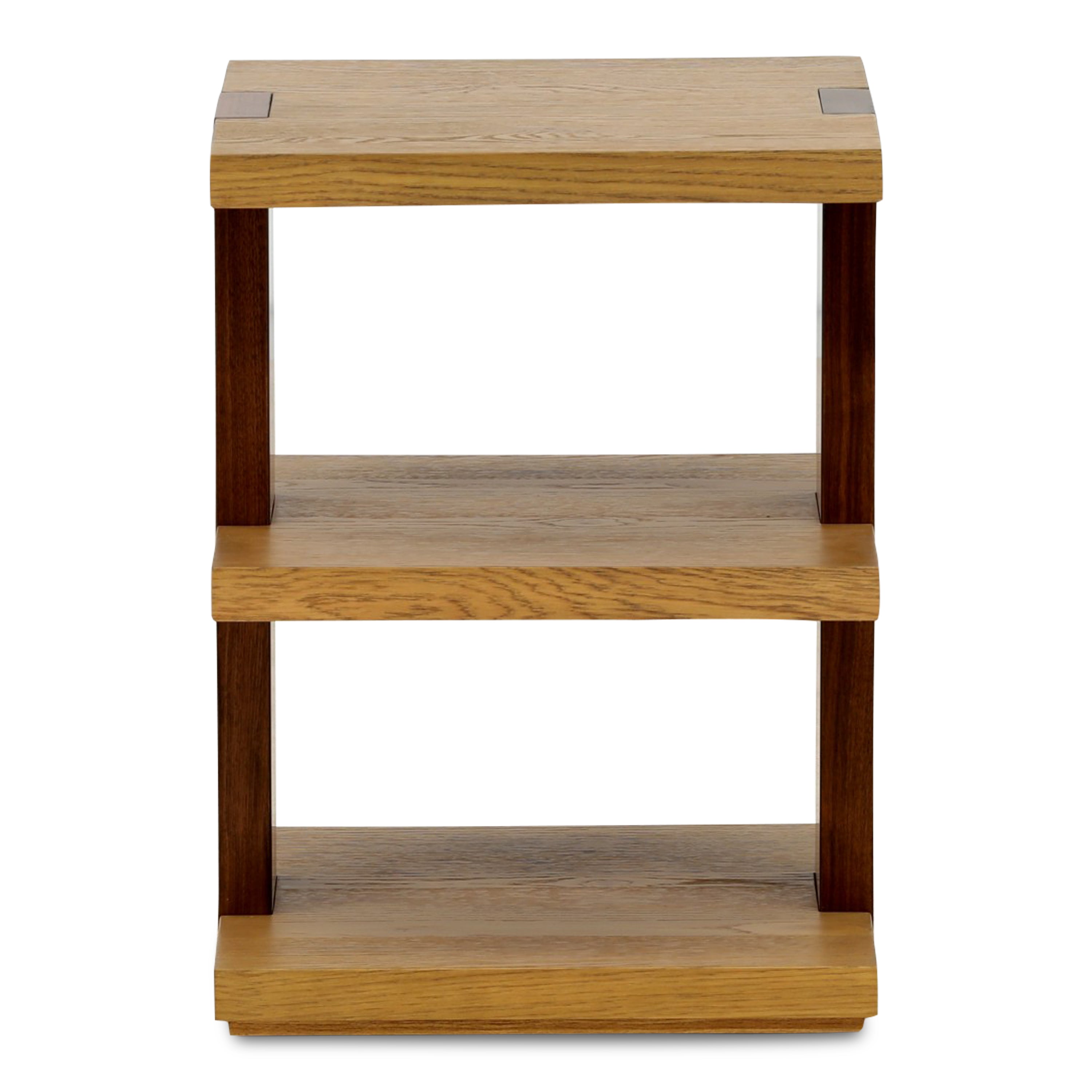 Pale Oak Chairside Table