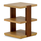 Pale Oak Chairside Table - End Table