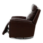 Refined Perfect Match Leather Swivel Gliding Recliner