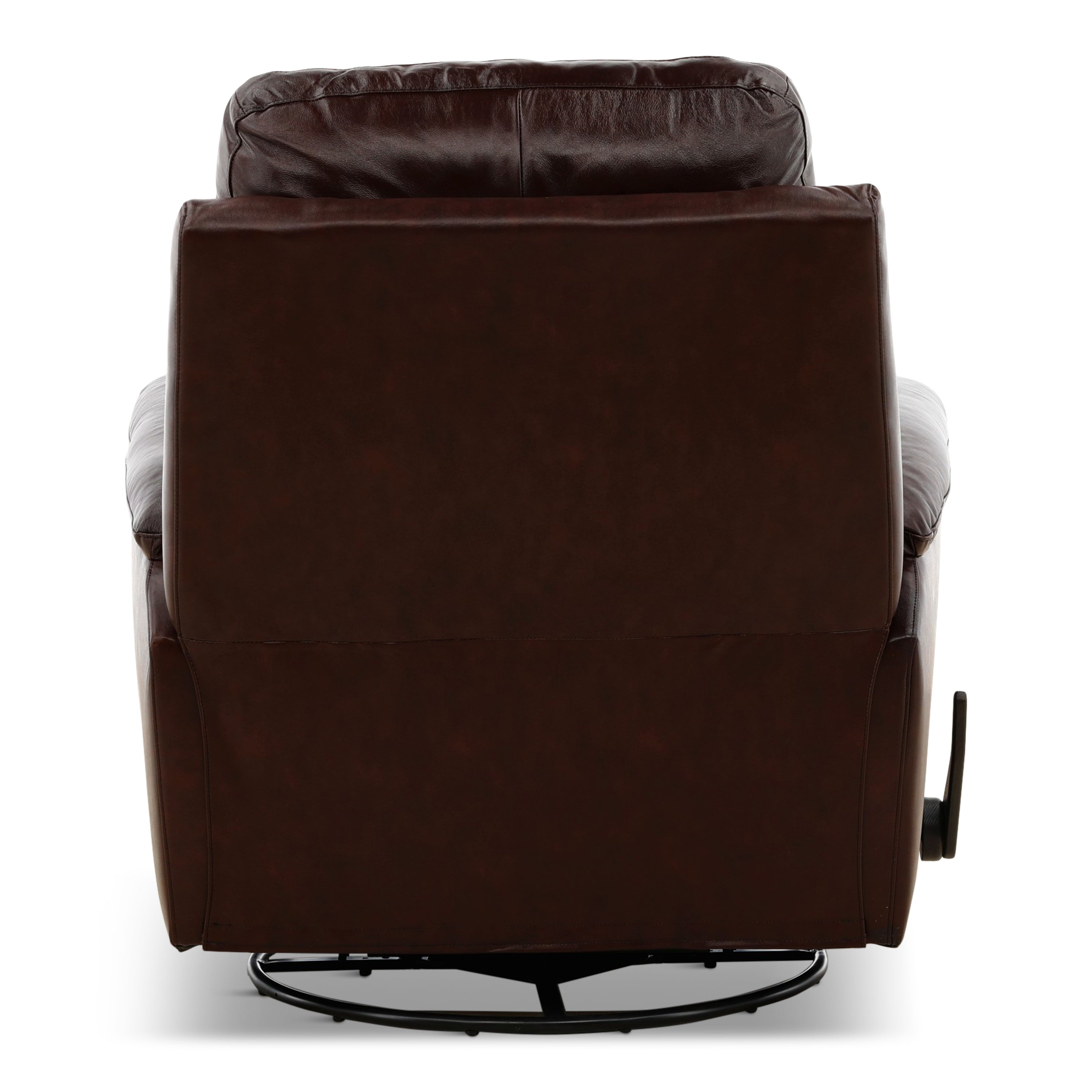 Refined Perfect Match Leather Swivel Gliding Recliner