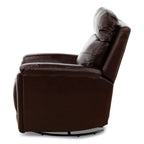 Refined Perfect Match Leather Swivel Gliding Recliner