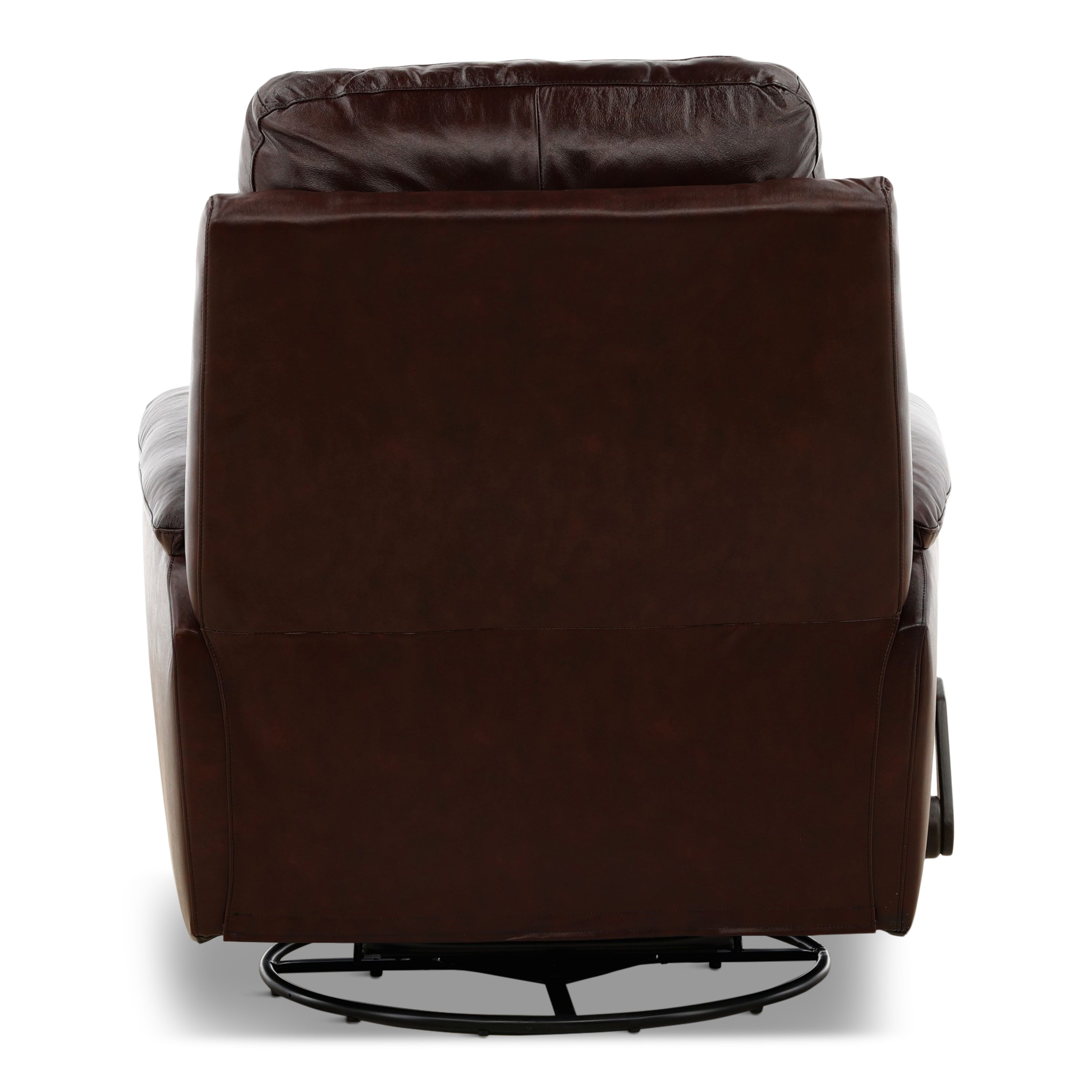 Refined Perfect Match Leather Swivel Gliding Recliner