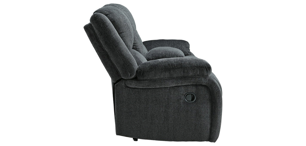 Draycoll Reclining Loveseat with Console - Fabric