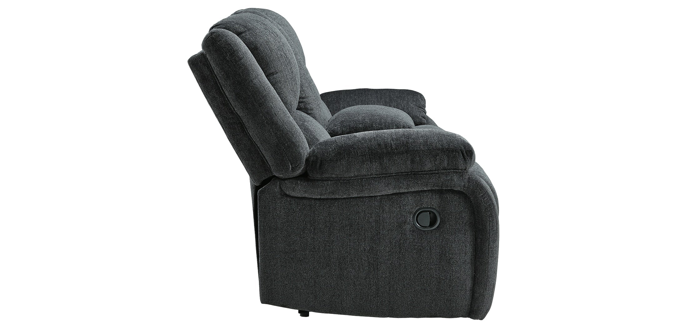 Draycoll Reclining Loveseat with Console - Fabric