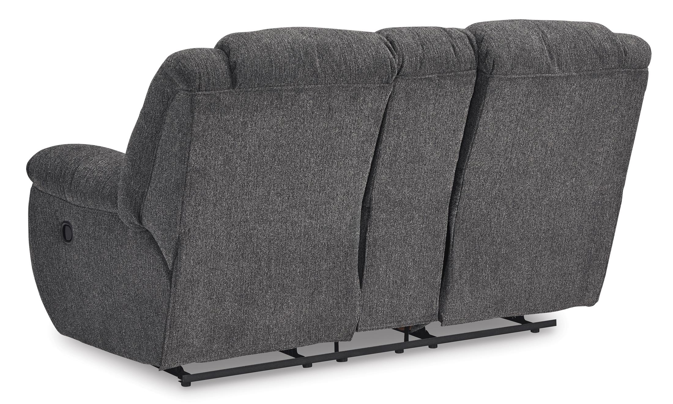 Foreside Reclining Console Loveseat - Fabric
