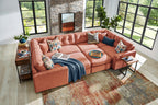 Modular One 6-Piece Sectional - Cantaloupe