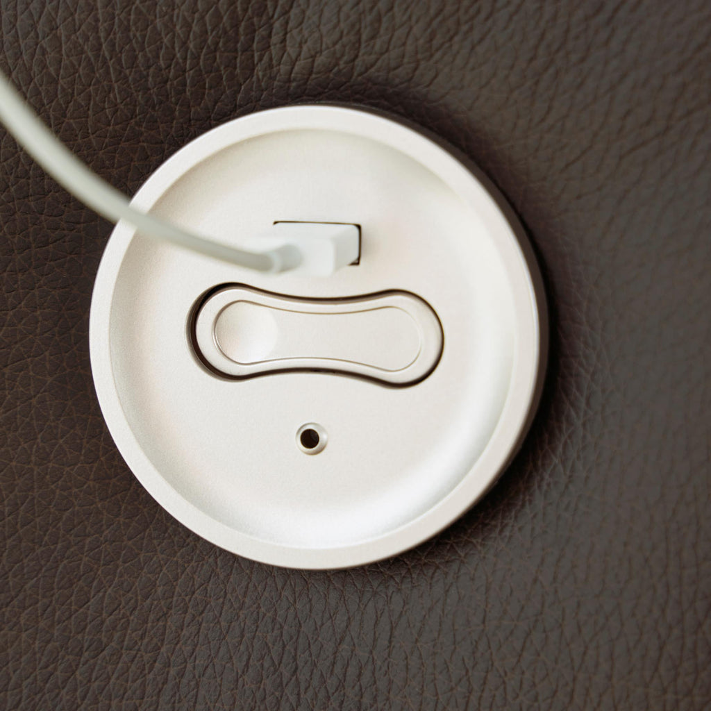 Leesworth Power Leather Rocker Recliner