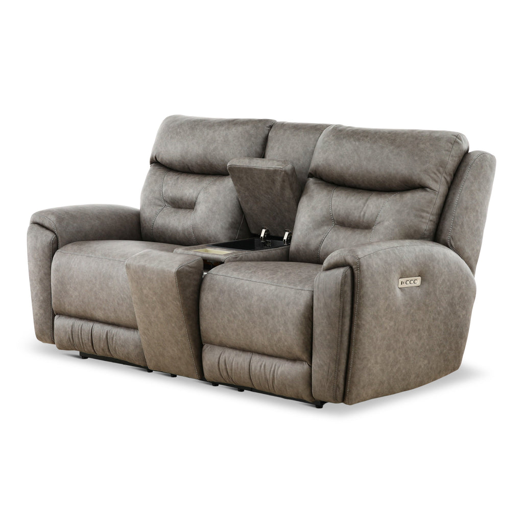 Power recl console loveseat