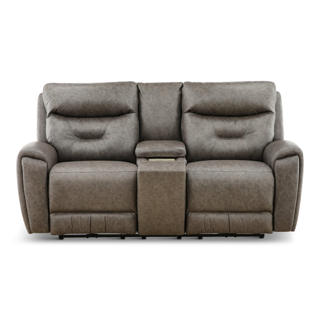 Power recl console loveseat