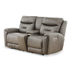 Power recl console loveseat