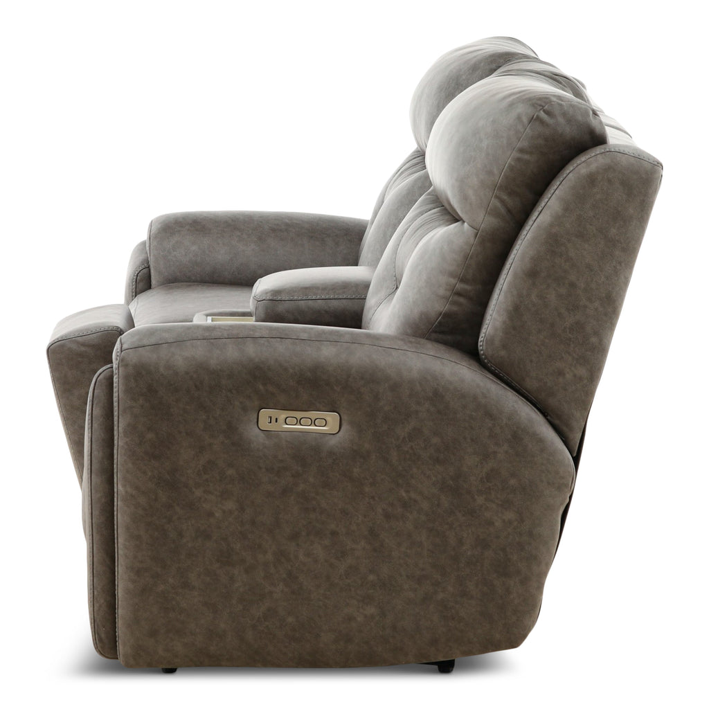 Power recl console loveseat