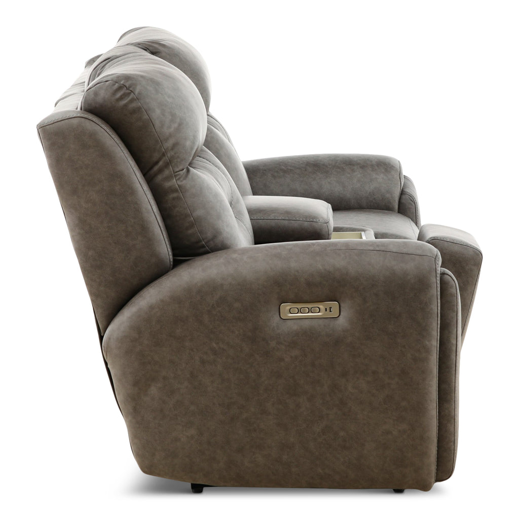 Power recl console loveseat