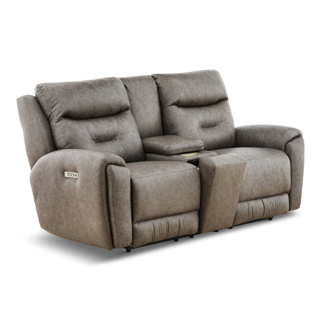 Power recl console loveseat