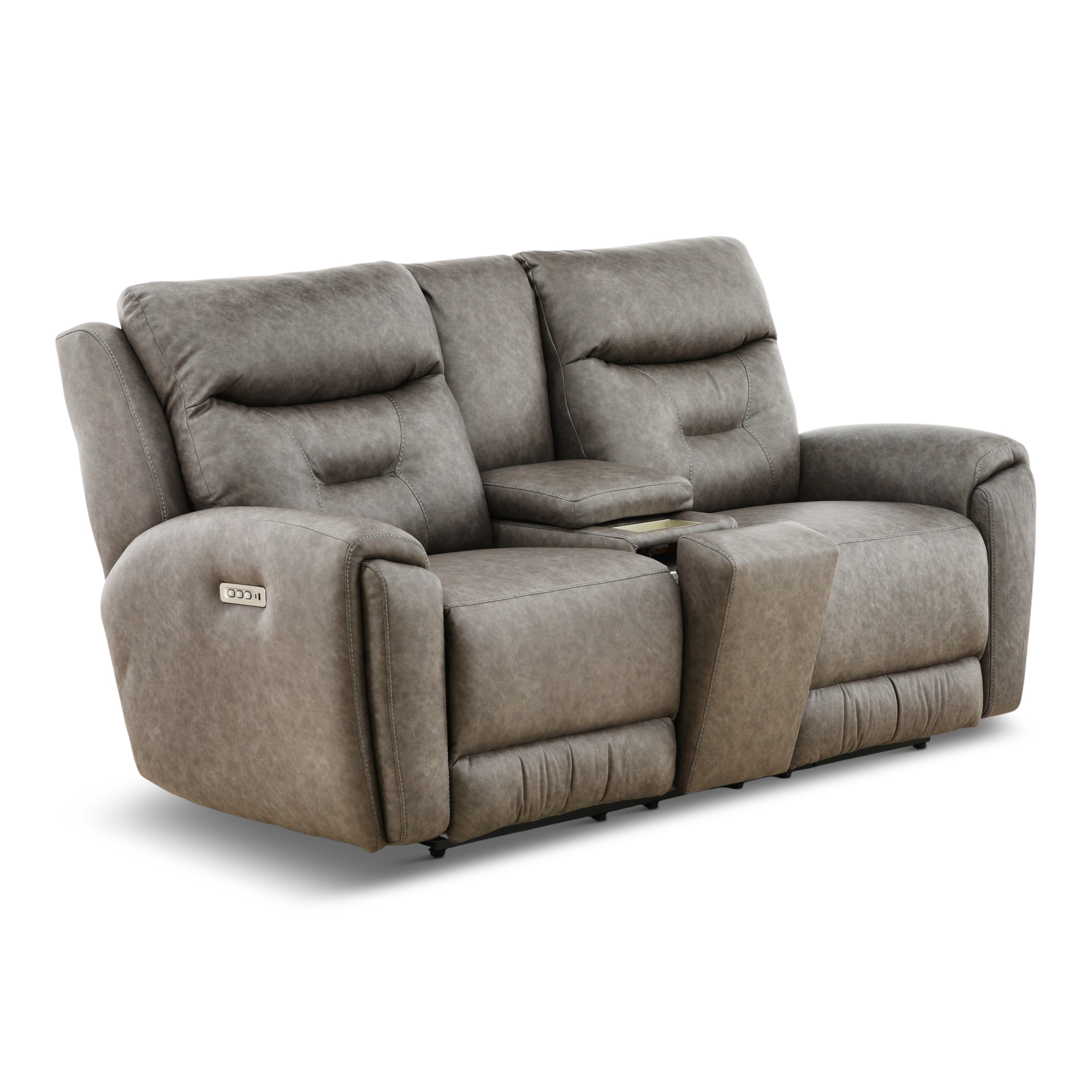 Power recl console loveseat