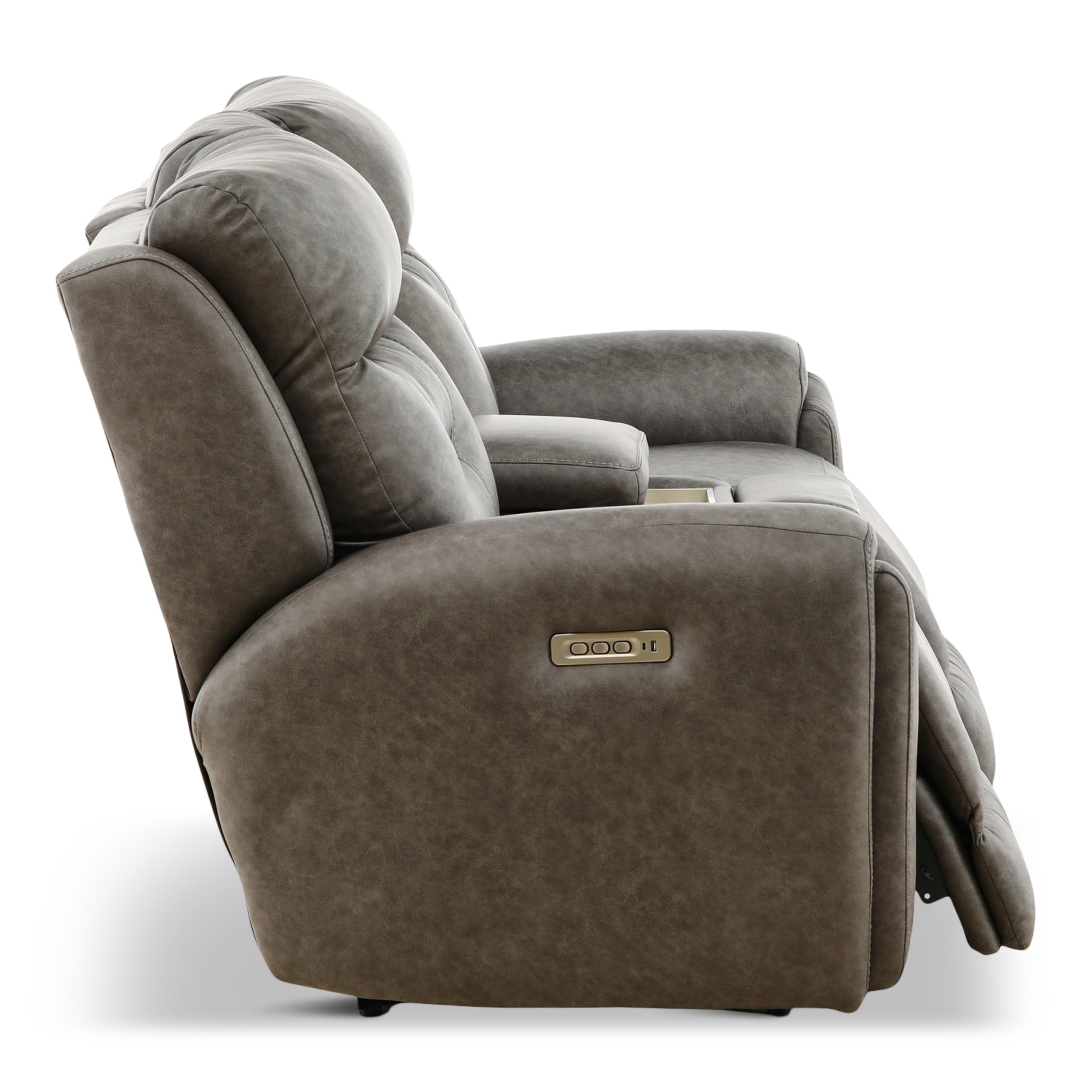 Power recl console loveseat