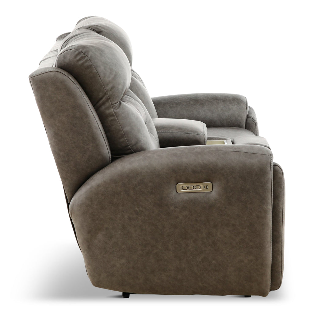 Power recl console loveseat