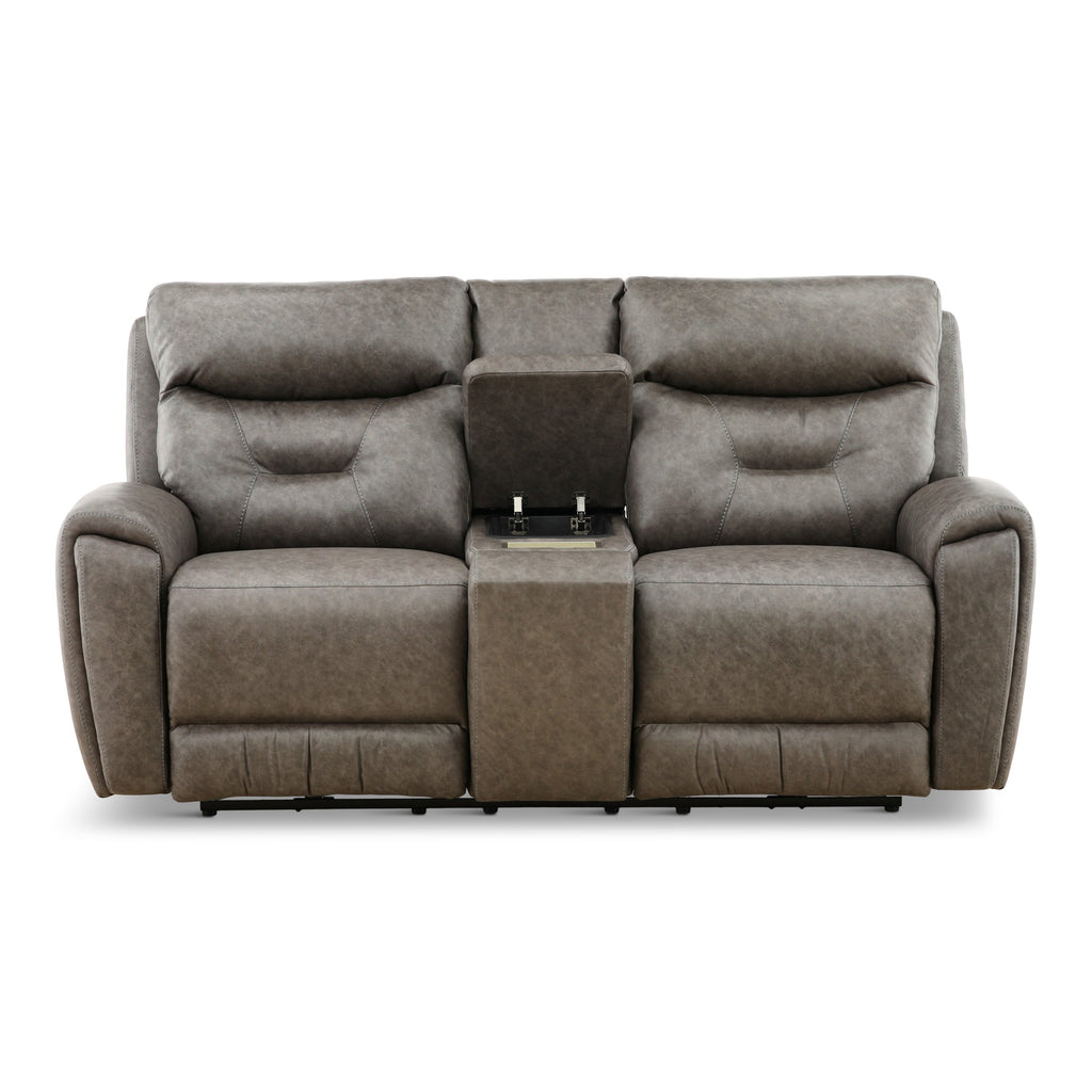 Power recl console loveseat