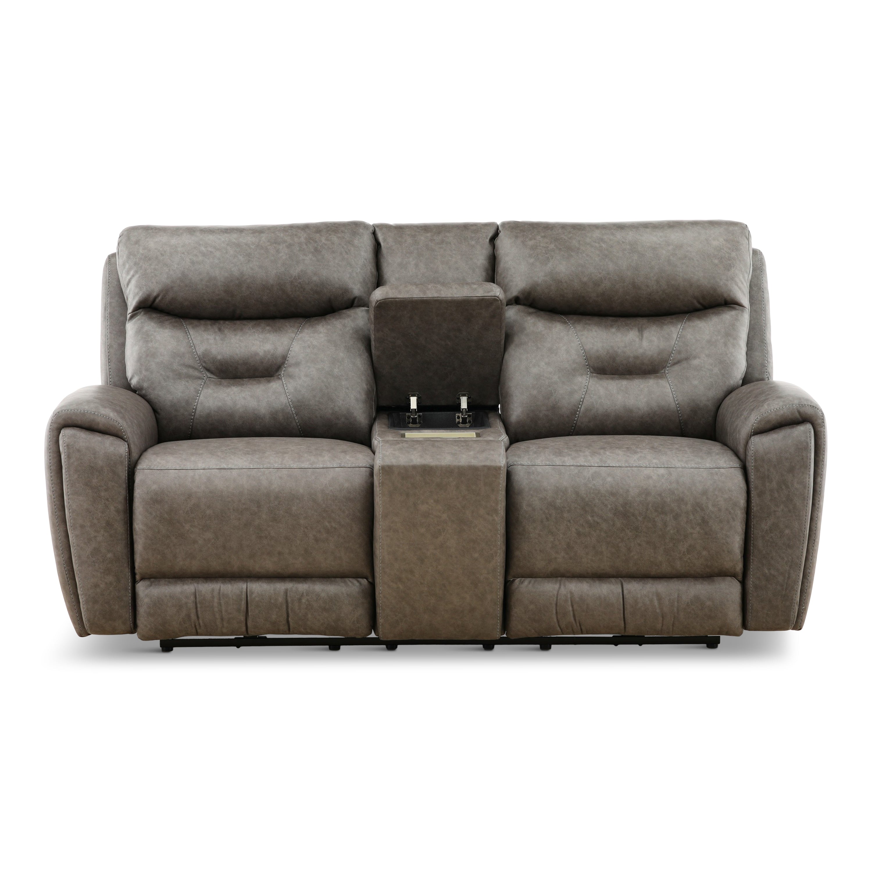 Power recl console loveseat
