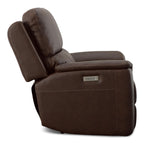 Carmen Leather Power Recliner - Reclining