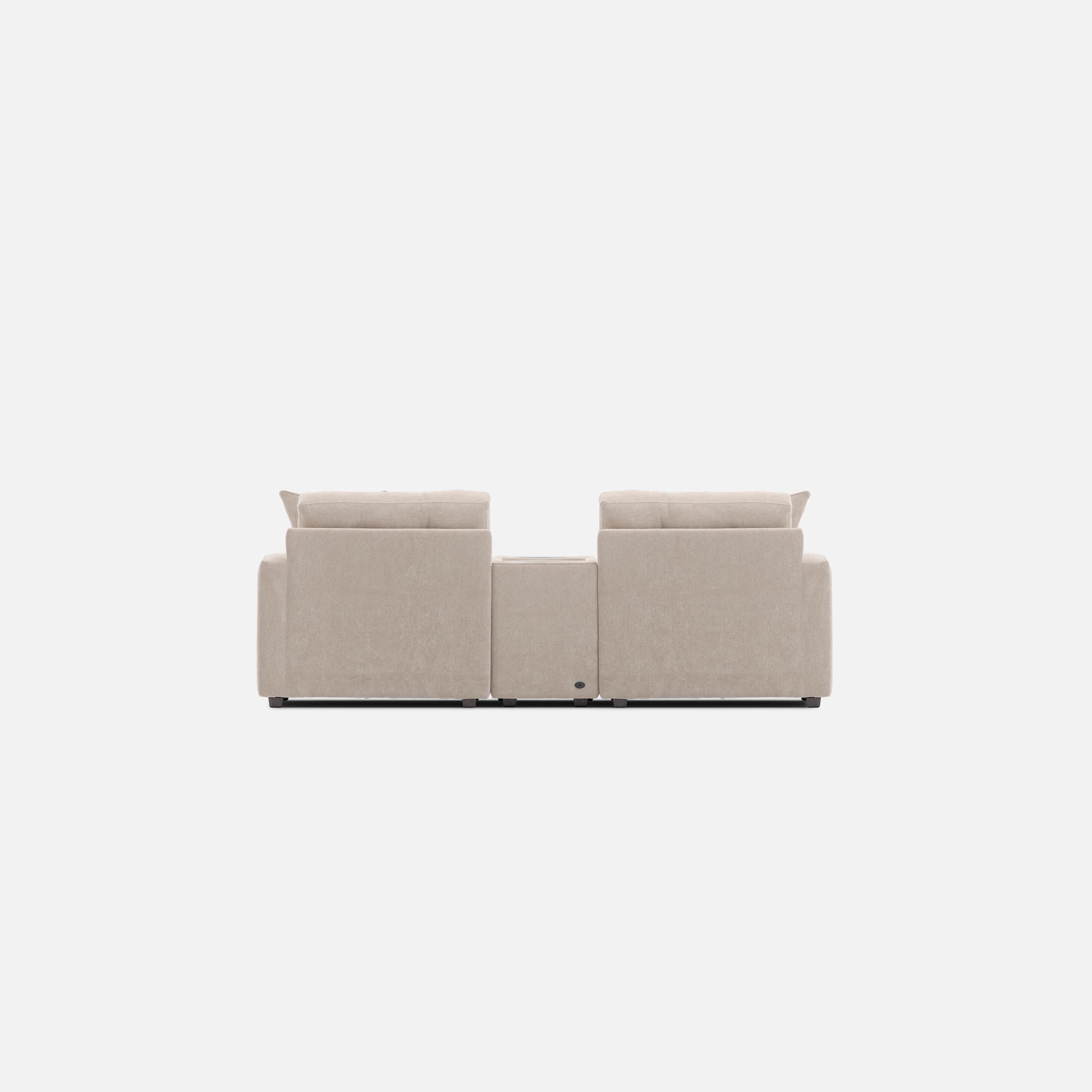 Modular 3-Piece Console Loveseat