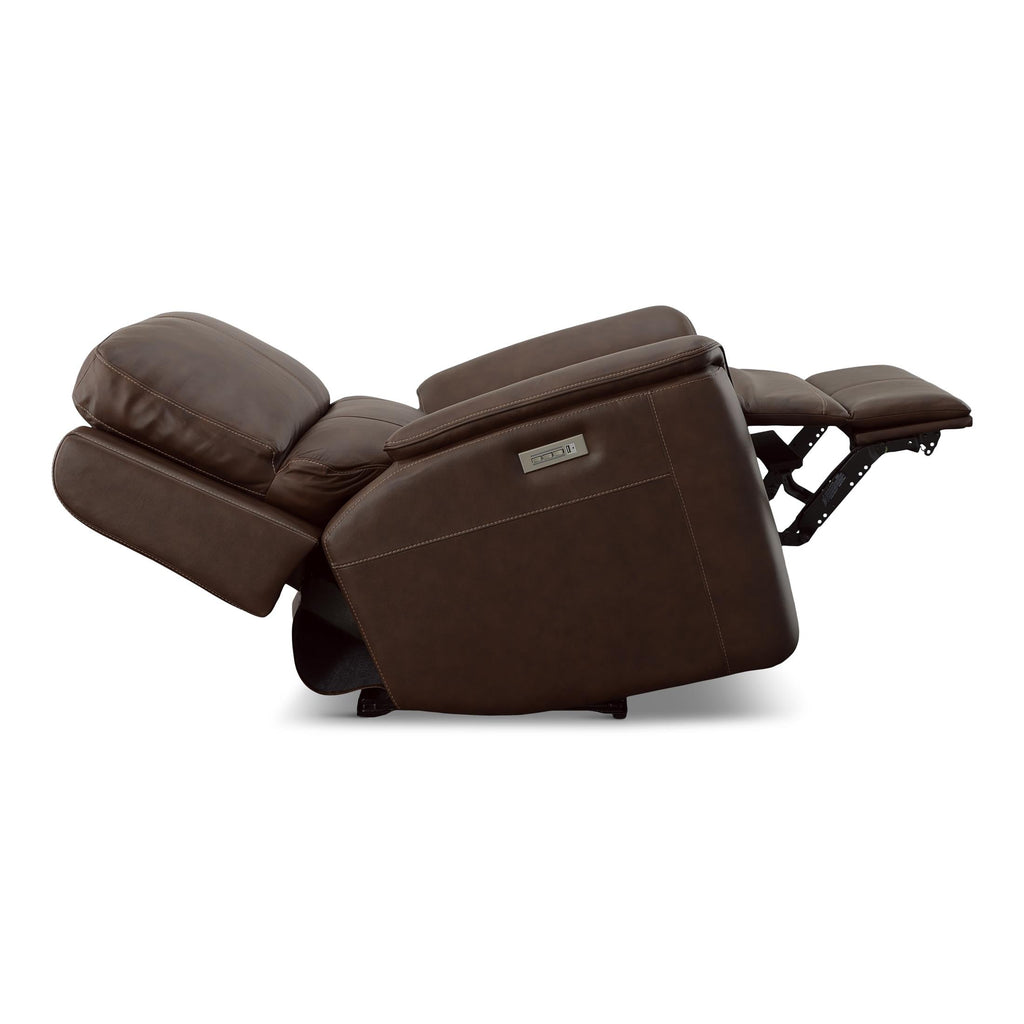 Carmen Leather Power Recliner - Reclining
