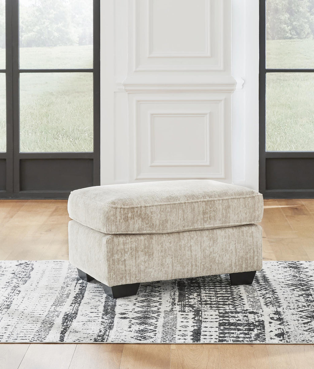 Lonoke Ottoman - Gunmetal