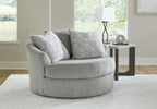 Casselbury Oversized Swivel Accent Chair - Fabric