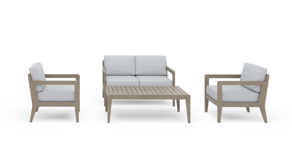 Sustain Outdoor loveseat 4-Piece Set - Dining Table