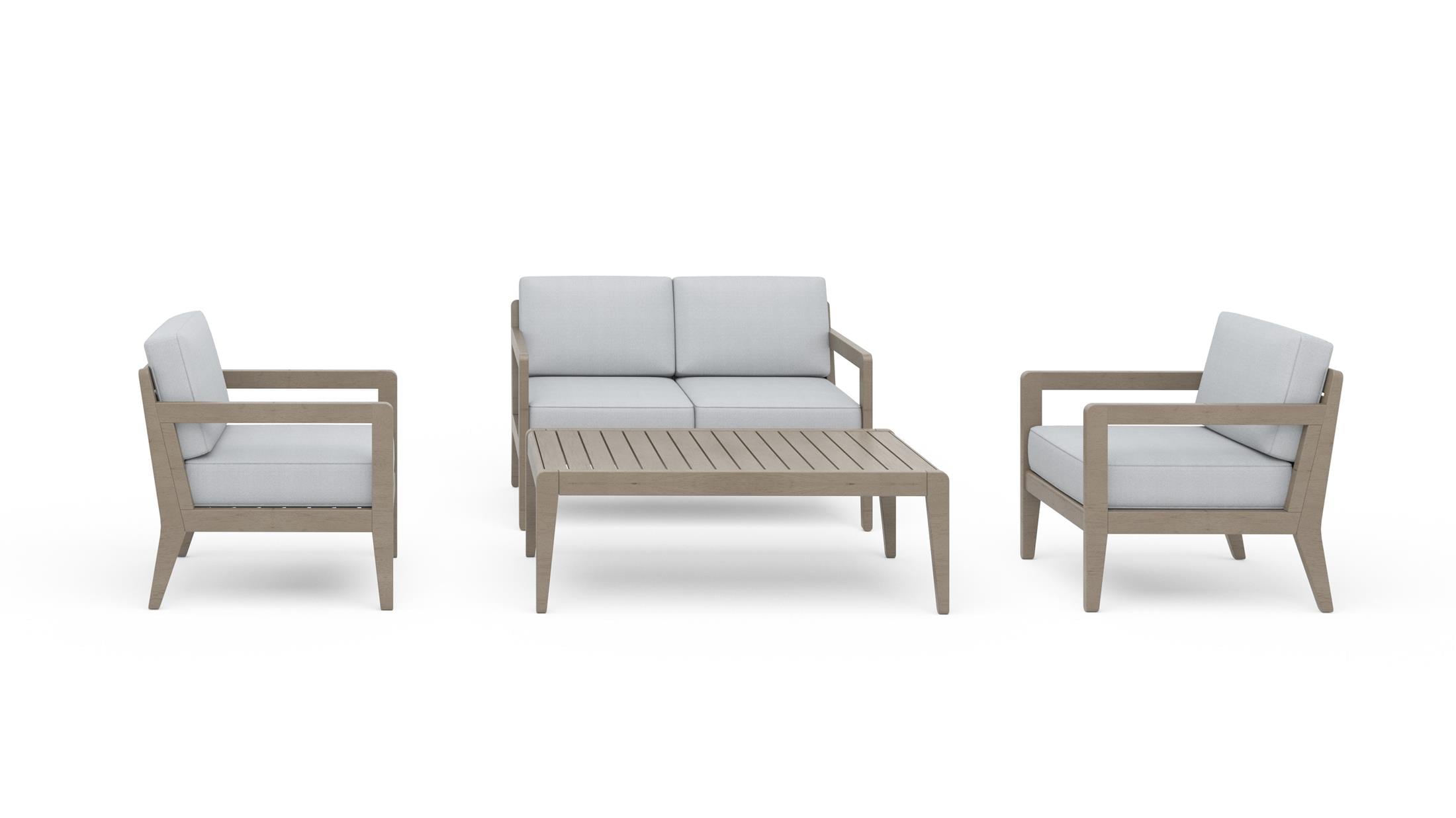 Sustain Outdoor loveseat 4-Piece Set - Dining Table