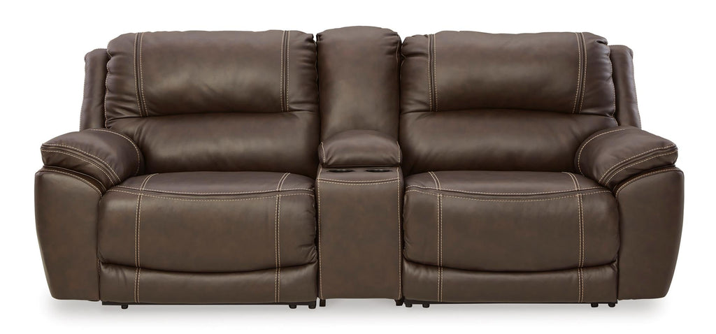 Dunleith 3-Piece Power Reclining Loveseat with Console - Set