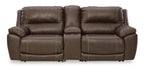 Dunleith 3-Piece Power Reclining Loveseat with Console - Set