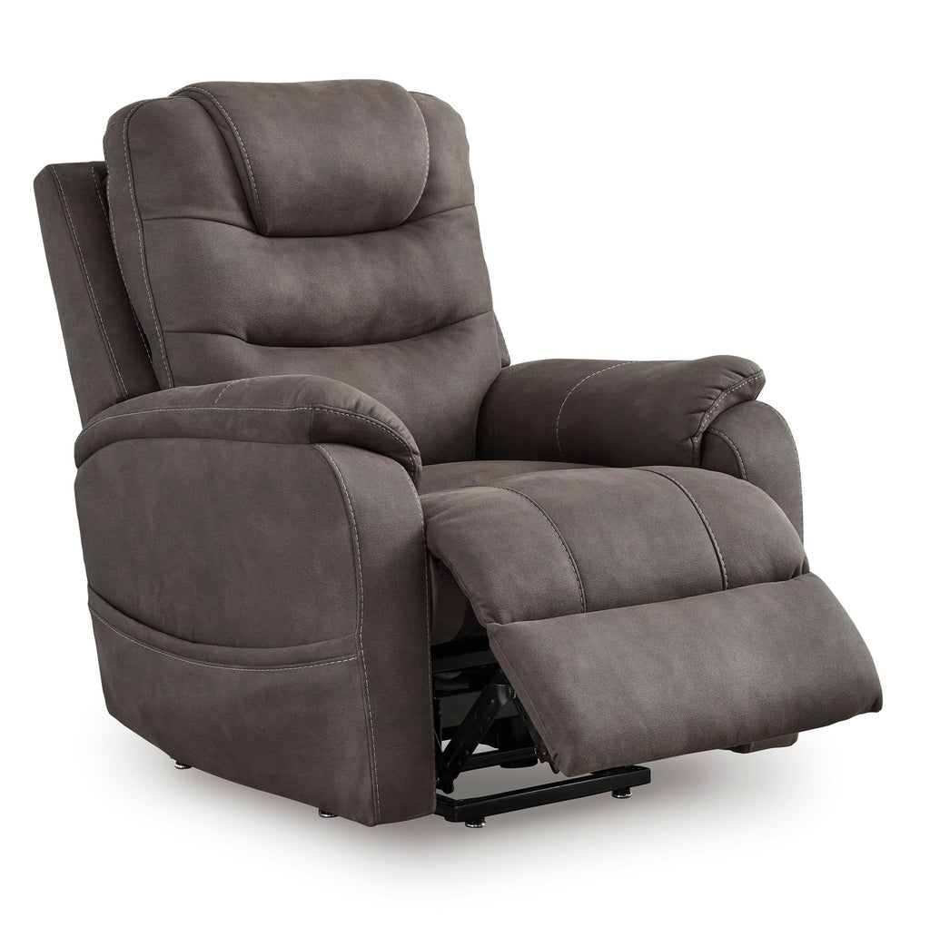 Snowfield Power Lift Recliner - Reclining