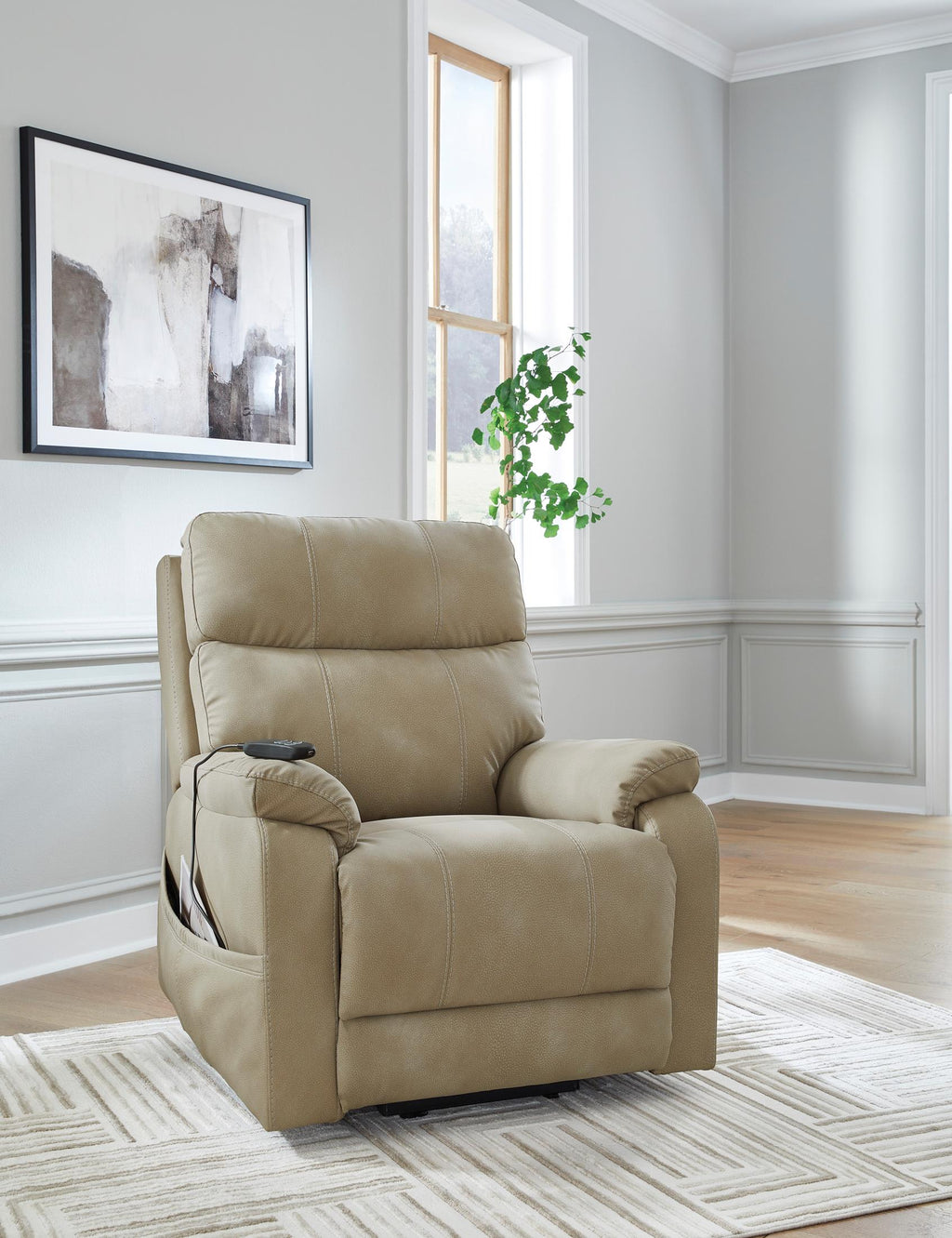 Next-Gen Durapella Power Lift Recliner - Reclining