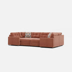 Modular One 6-Piece Sectional - Cantaloupe