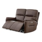 Walker Leather Power Reclining Loveseat - Indoor