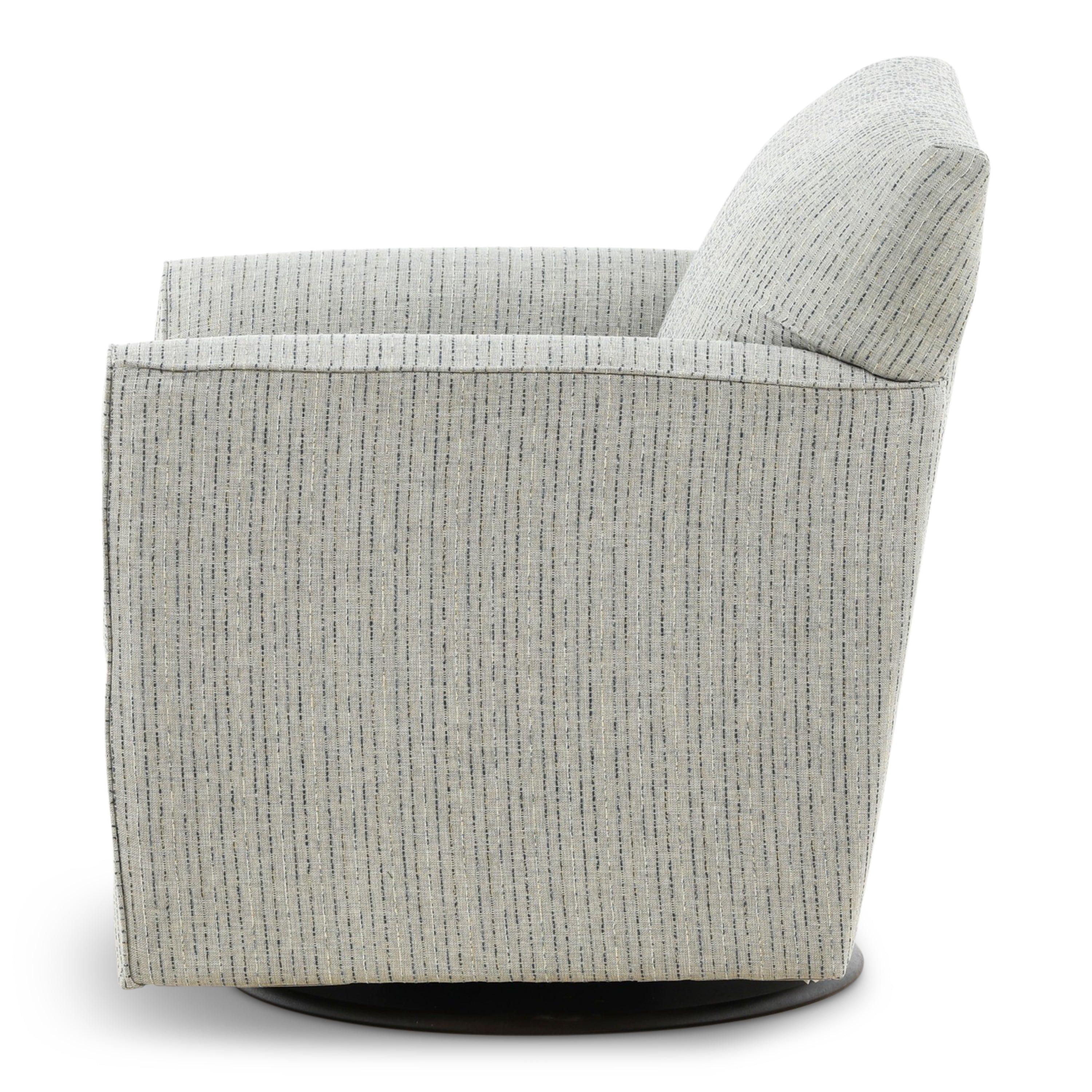 Allegra Swivel Gliding Chair - Fabric