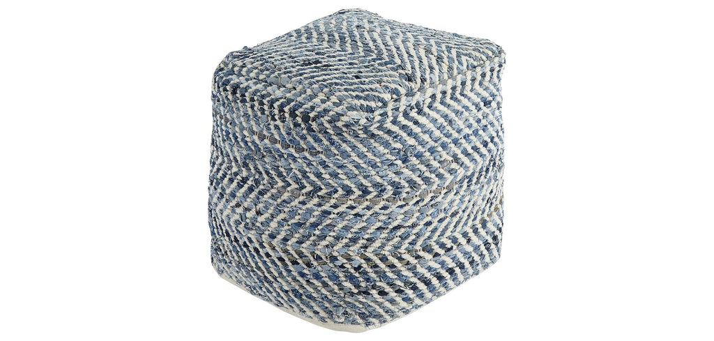 Chevron Pouf - Fabric