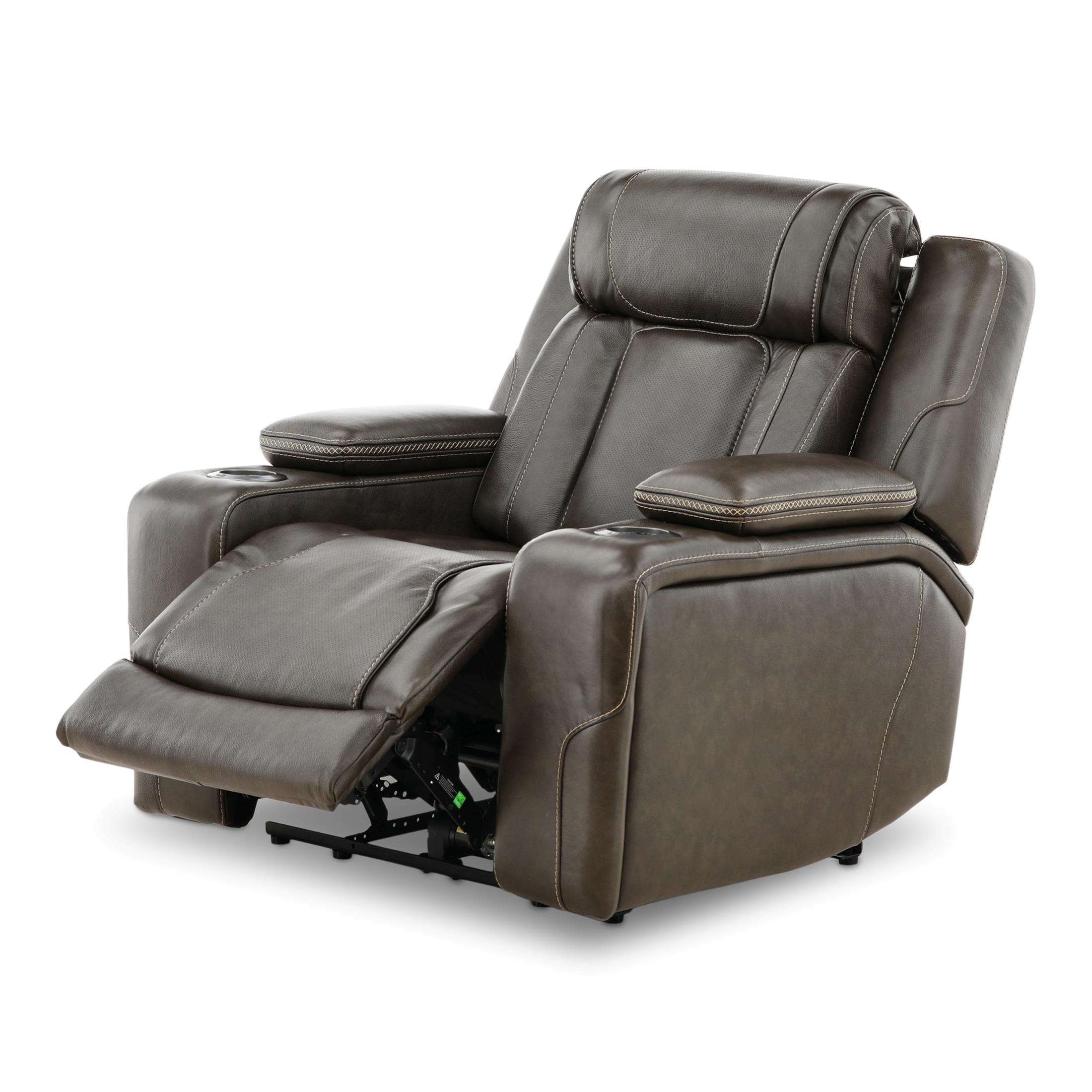 Denver Power Recliner - Leather