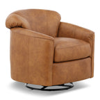 Bodhi Leather Swivel Glider - Decor