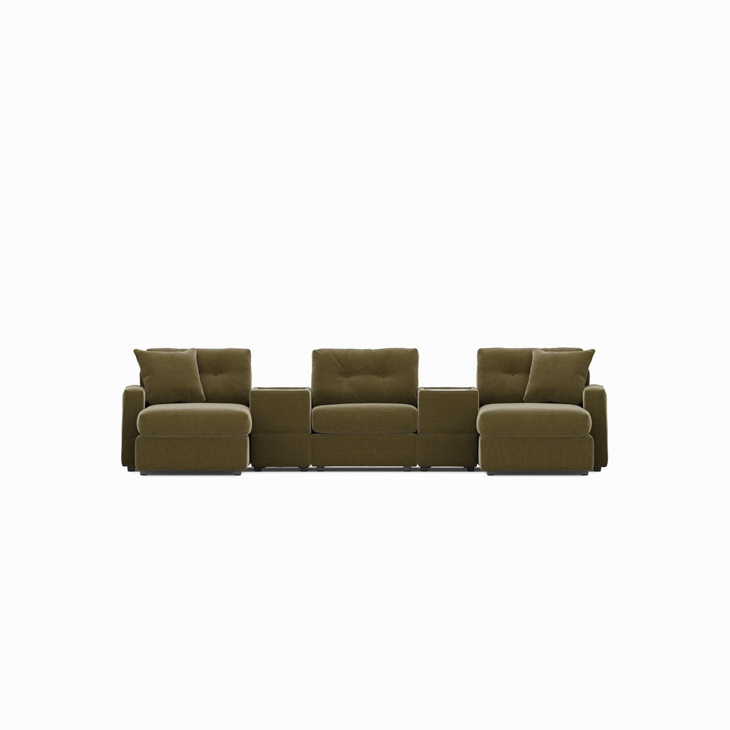 Modular One 5-Piece Sectional with Dual Chaise