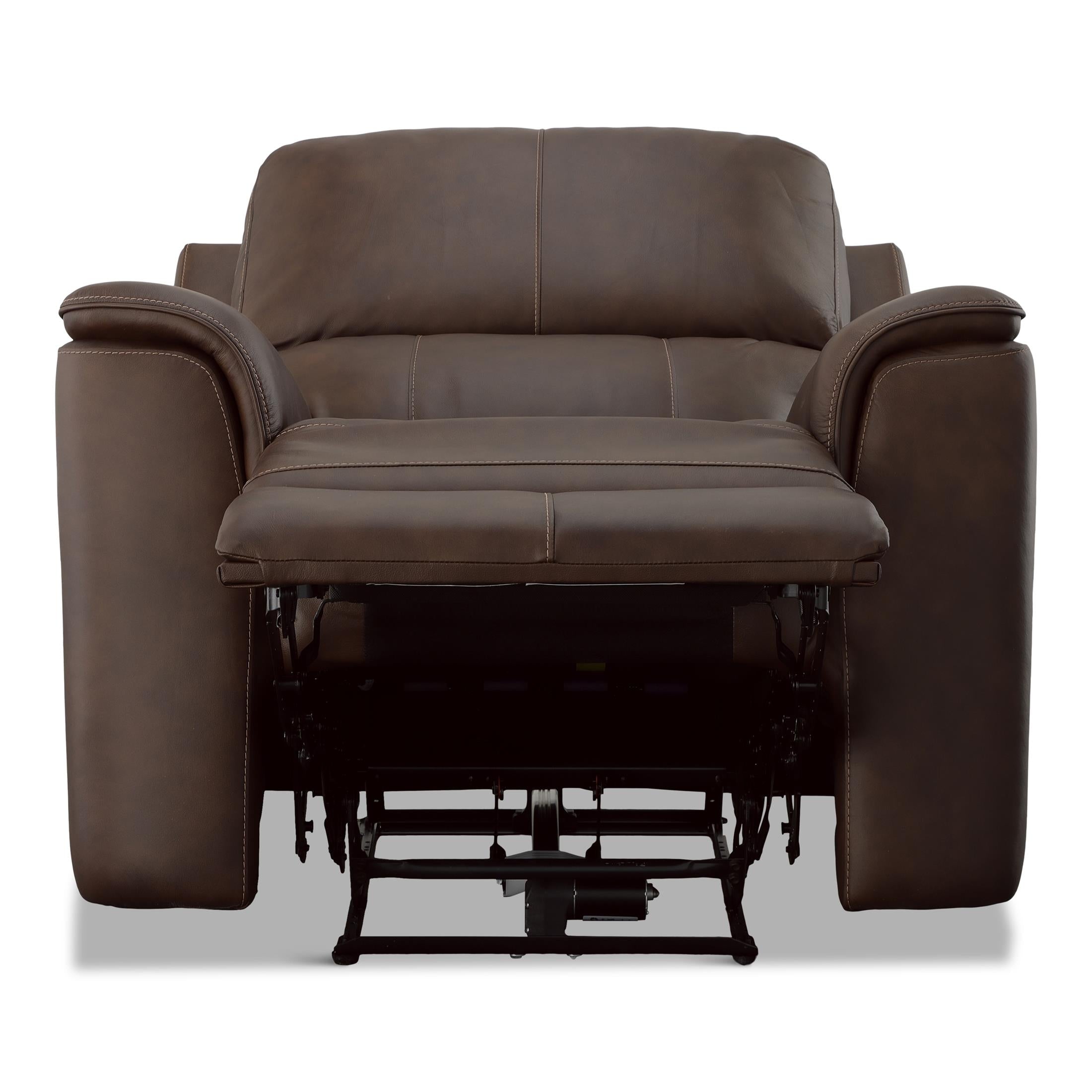Carmen Leather Power Recliner - Reclining