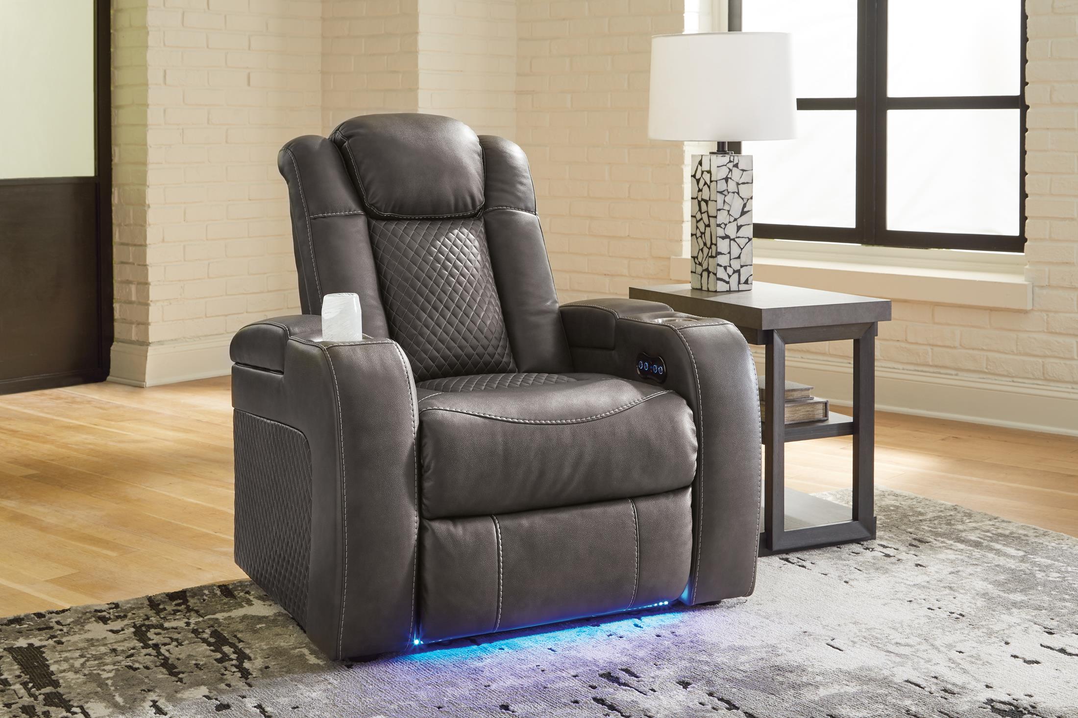 Fyne-Dyme Dual Power Recliner - Fabric