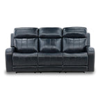 Hampton Leather Home Theater Sofa - Power