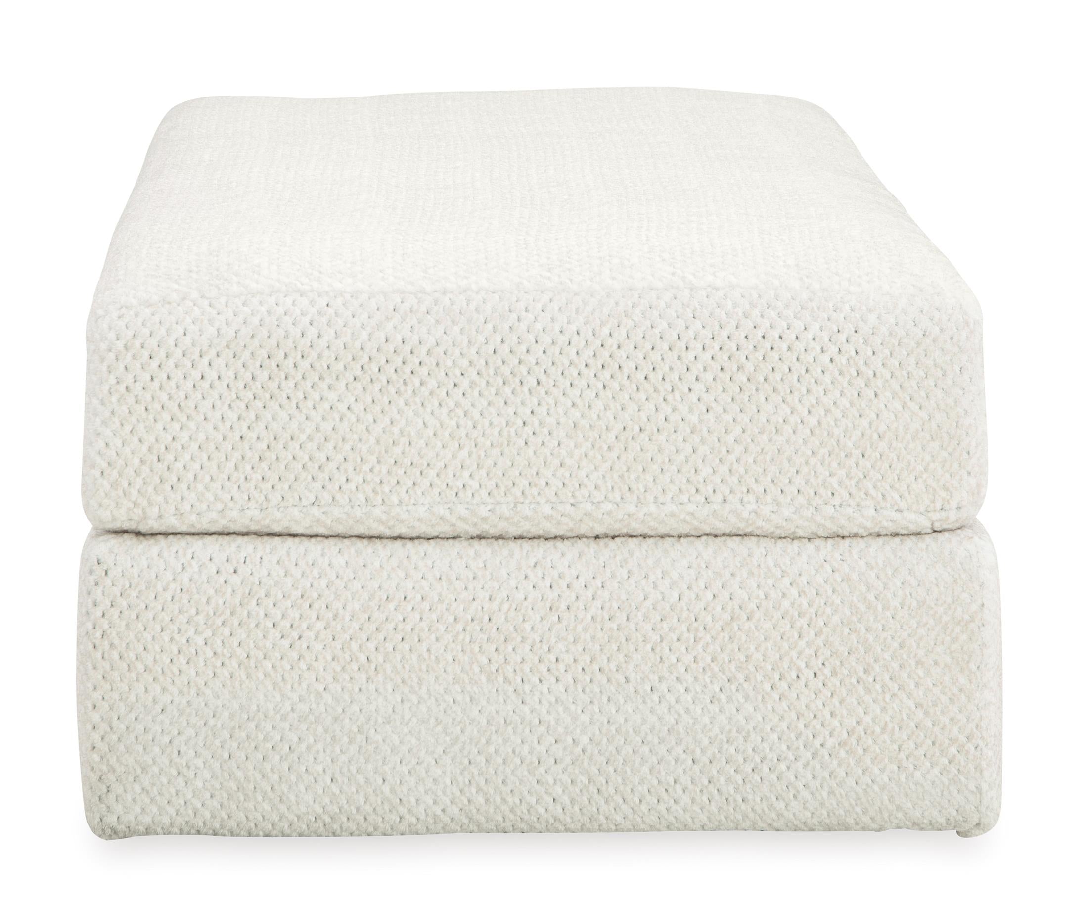 Karinne Oversized Accent Ottoman - Fabric