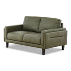 Gianna Leather Loveseat - Indoor