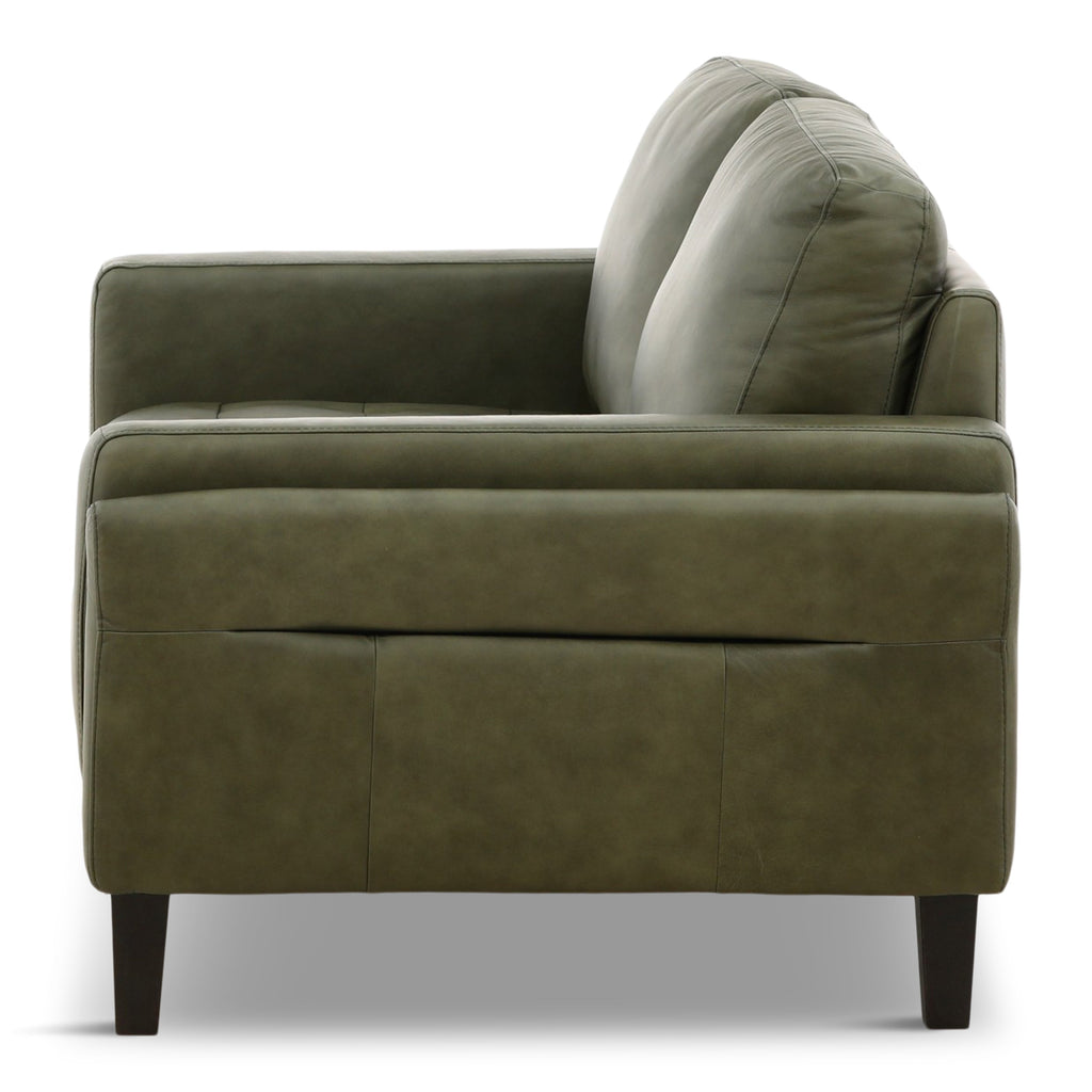 Gianna Leather Loveseat - Indoor