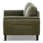 Gianna Leather Loveseat - Indoor