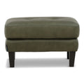 Gianna Leather Ottoman - Indoor